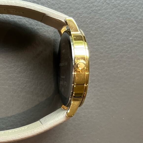 Kate Spade Sign Post Metro Series Neutral Leather Wristband Womens Watch - Picture 6 of 7